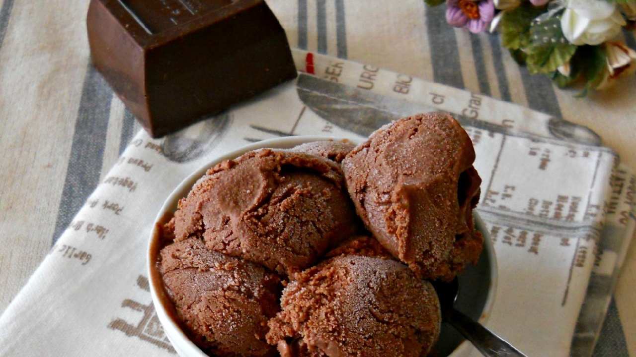 Gelato caffè e cioccolato senza gelatiera