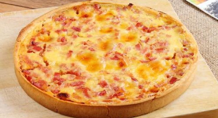 Quiche lorraine senza panna