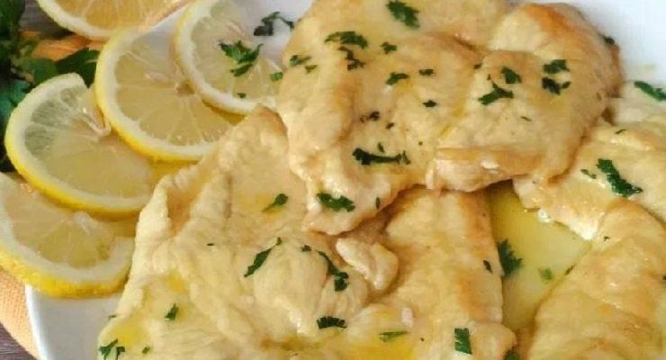 Scaloppine al limone leggere