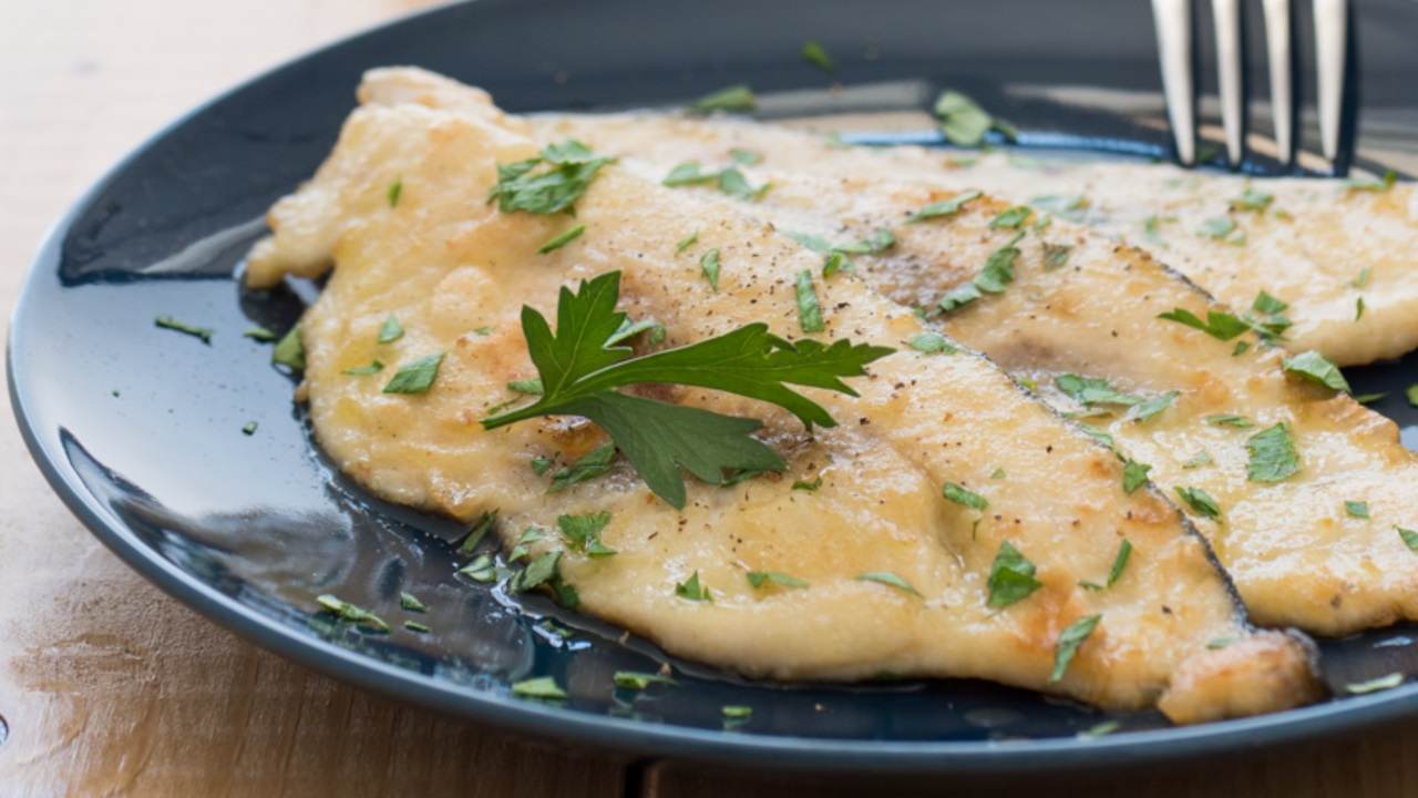 Scaloppine al limone leggere