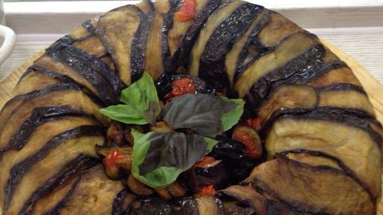 Timballo di melanzane al forno light 180 calorie