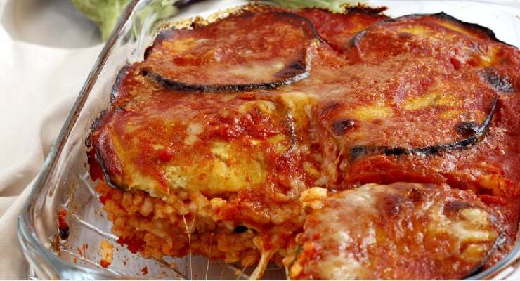 Timballo di riso alla parmigiana