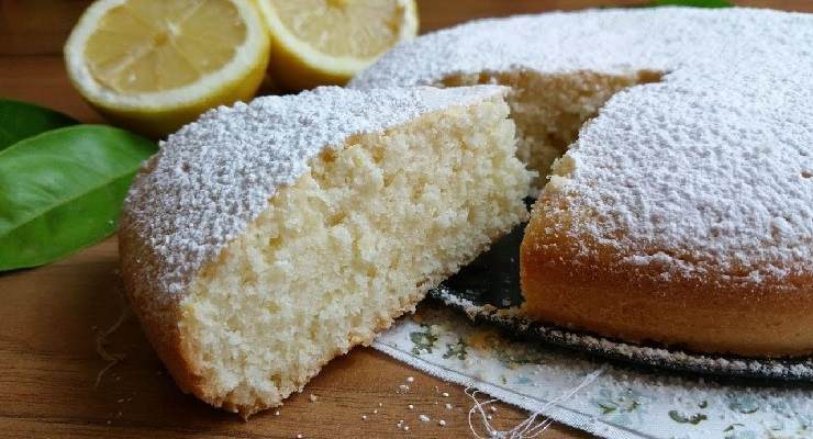 Torta al limone light 170 calorie