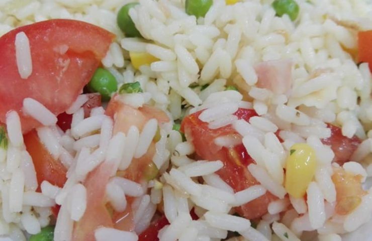 insalata di riso piatto freddo