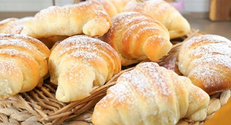 Cornetti per colazione light