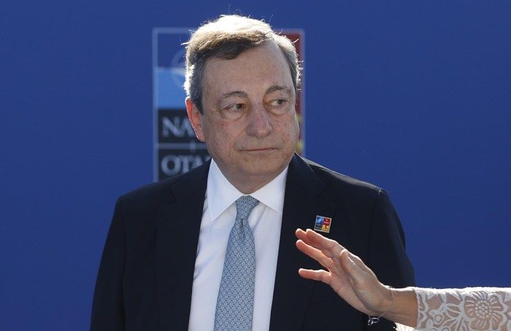 Il premier Mario Draghi