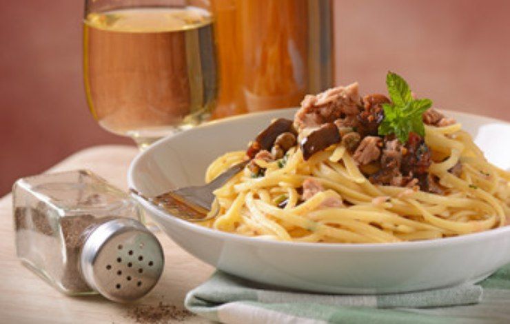 pasta tonno melanzane ricetta