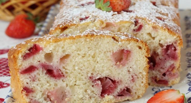 Plumcake con le fragole senza burro