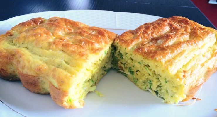 Plumcake con pecorino e zucchine leggero e saporito