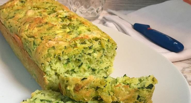 Plumcake di zucchine e pecorino