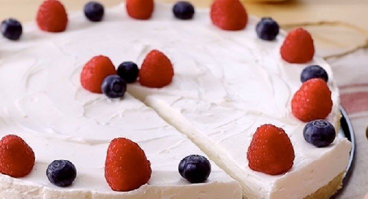 Torta fredda di ricotta