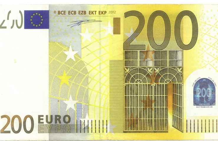 Una banconota da 200 euro