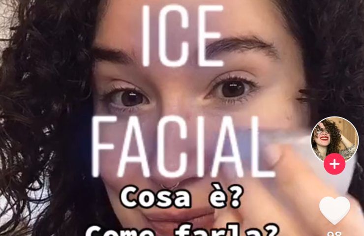 Ice facial