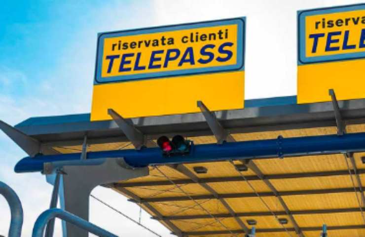 Il casello al Telepass