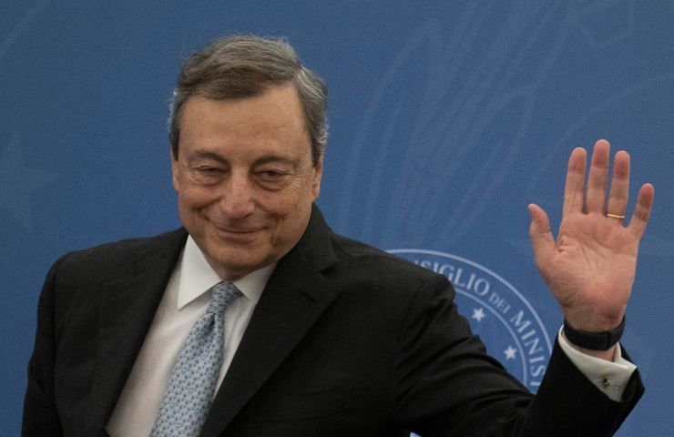 Il premier Mario Draghi