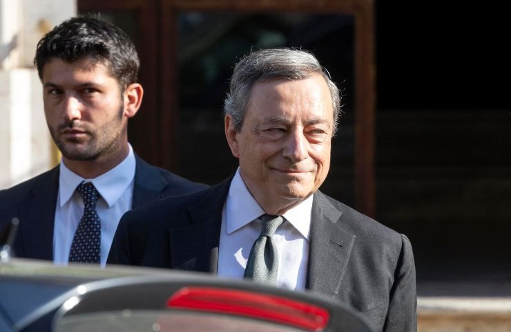 Il premier Mario Draghi