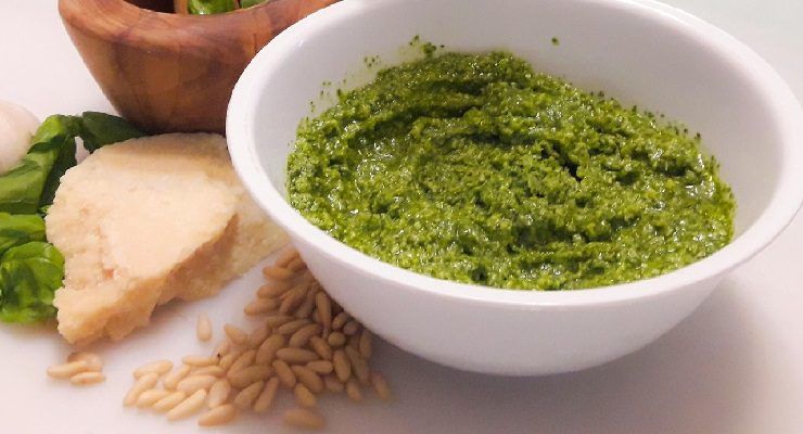 Pesto di basilico light