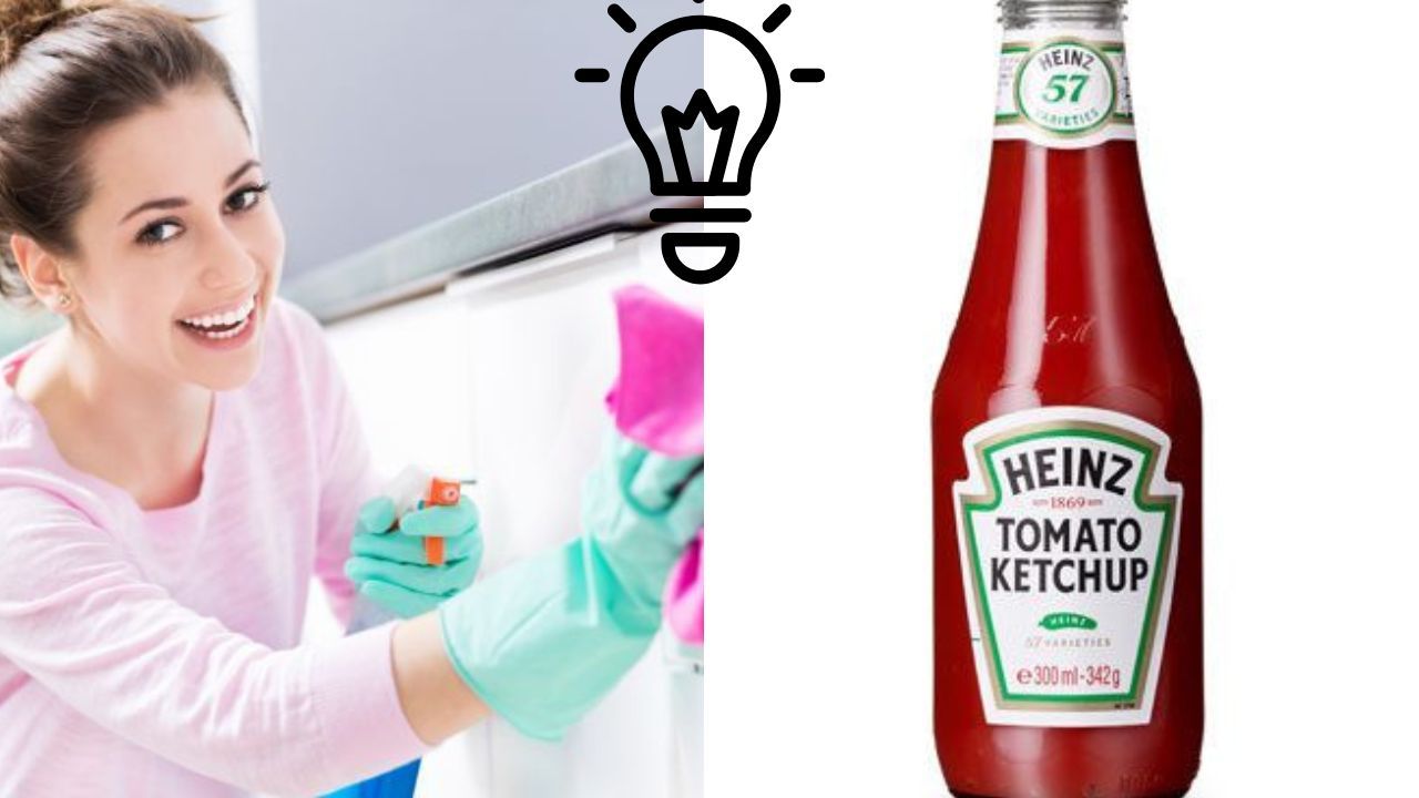 pulire casa con il ketchup