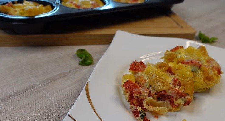 Tortini di pasta al forno leggeri