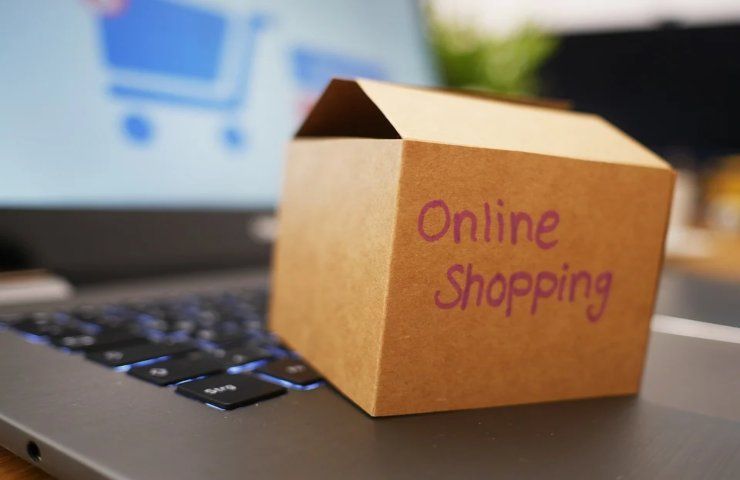 Rappresentazione di shopping online