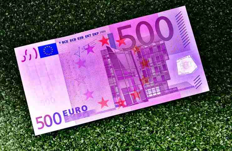 Una banconota da 500 euro
