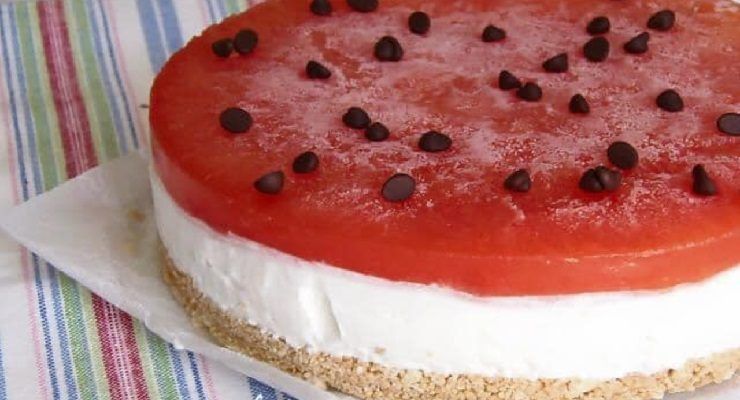 Cheescake all'anguria fresca