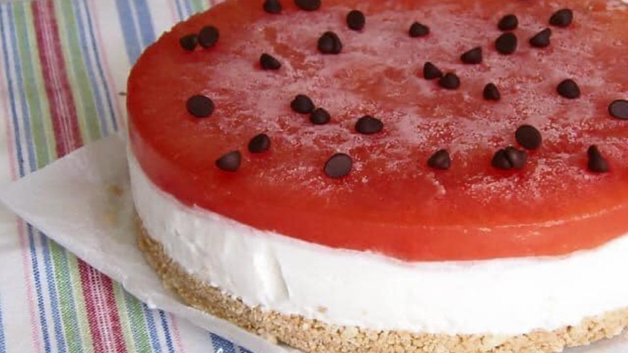 Cheescake all'anguria golosa