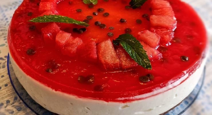 Cheescake mascarpone e anguria golosa