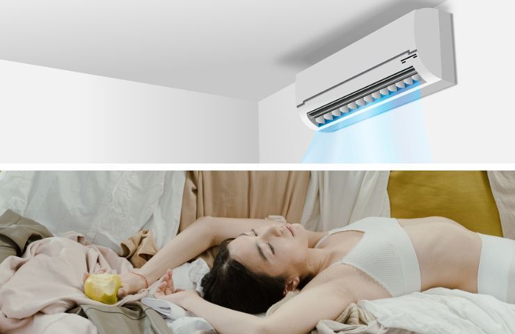 dormire aria condizionata