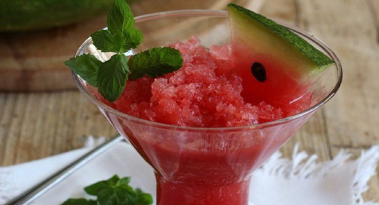 Granita di anguria deliziosa