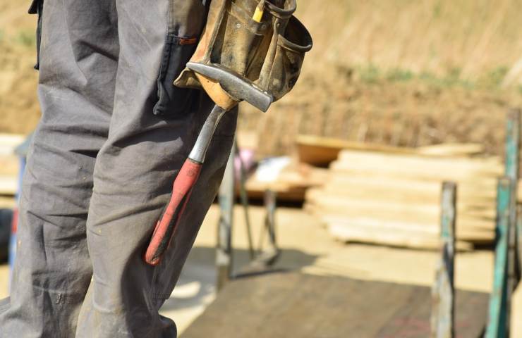 L'interno di un cantiere edilizio