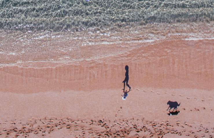 passeggiare spiaggia