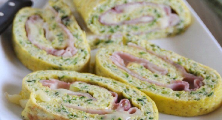 Rotolo di frittata freddo