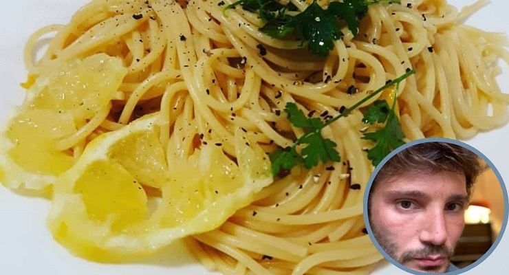 Spaghetti al limone Stefano De Martino