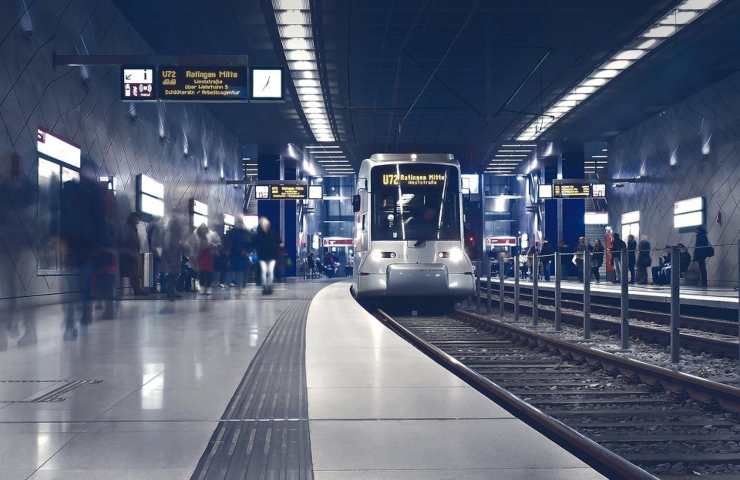 Una fermata in metropolitana