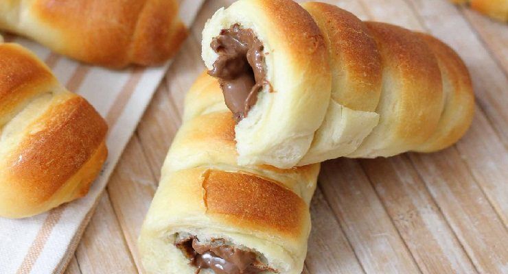 Brioche al cioccolato in padella light