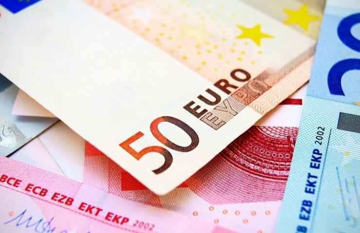 Delle banconote in euro