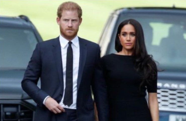 I due Duchi del Sussex alla commemorazione della regina Elisabetta