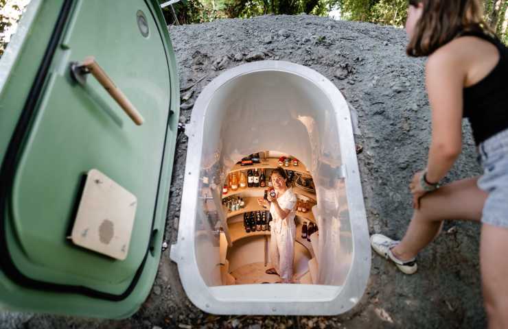 L'interno di Groundfridge