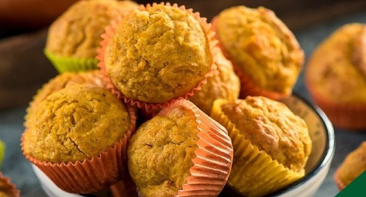 Muffin alla zucca soffici