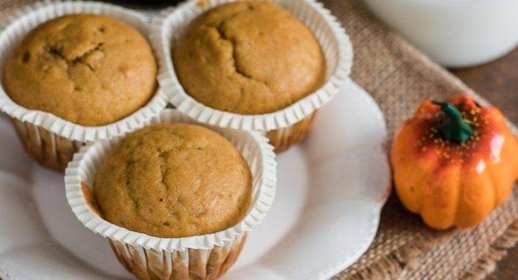 Muffin di zucca morbidi