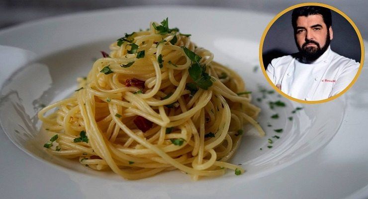 Spaghetti aglio e olio trucco chef Cannavacciuolo