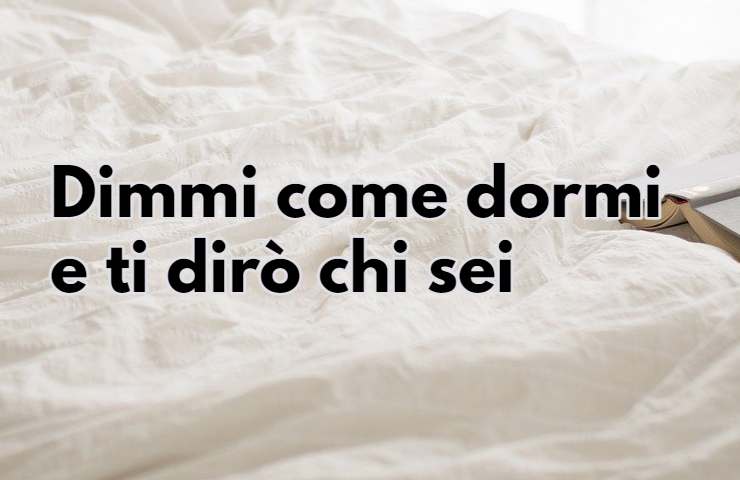 Come dormi