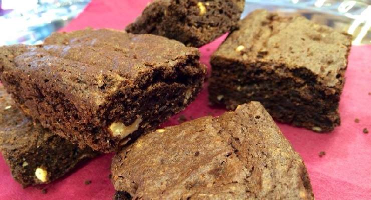 Brownies cacao e nocciole light