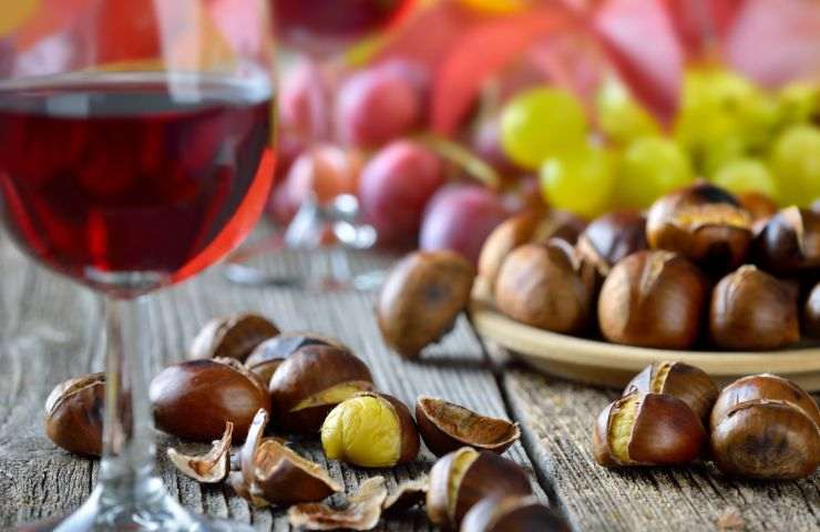 castagne e vino