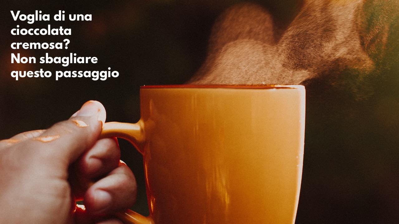passaggio cioccolata calda cremosa