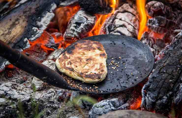 Overly scorched food