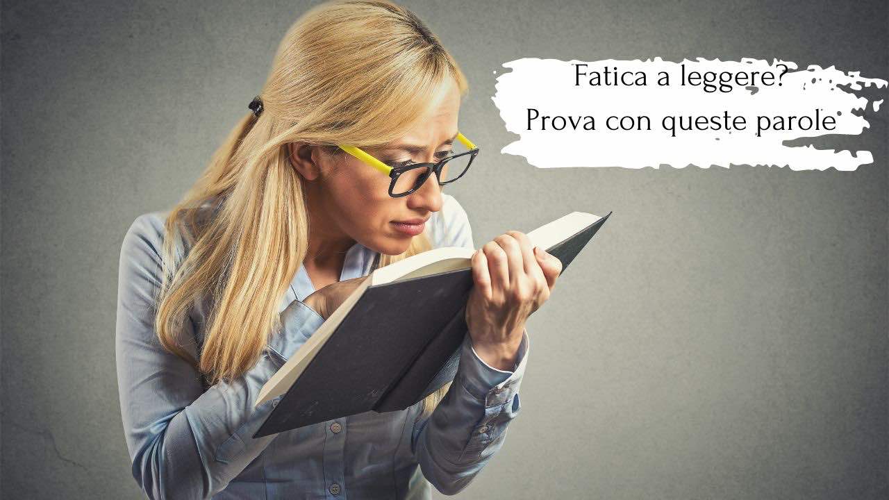 leggere parole difficoltà