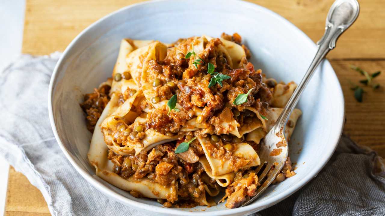 pasta alla finta bolognese