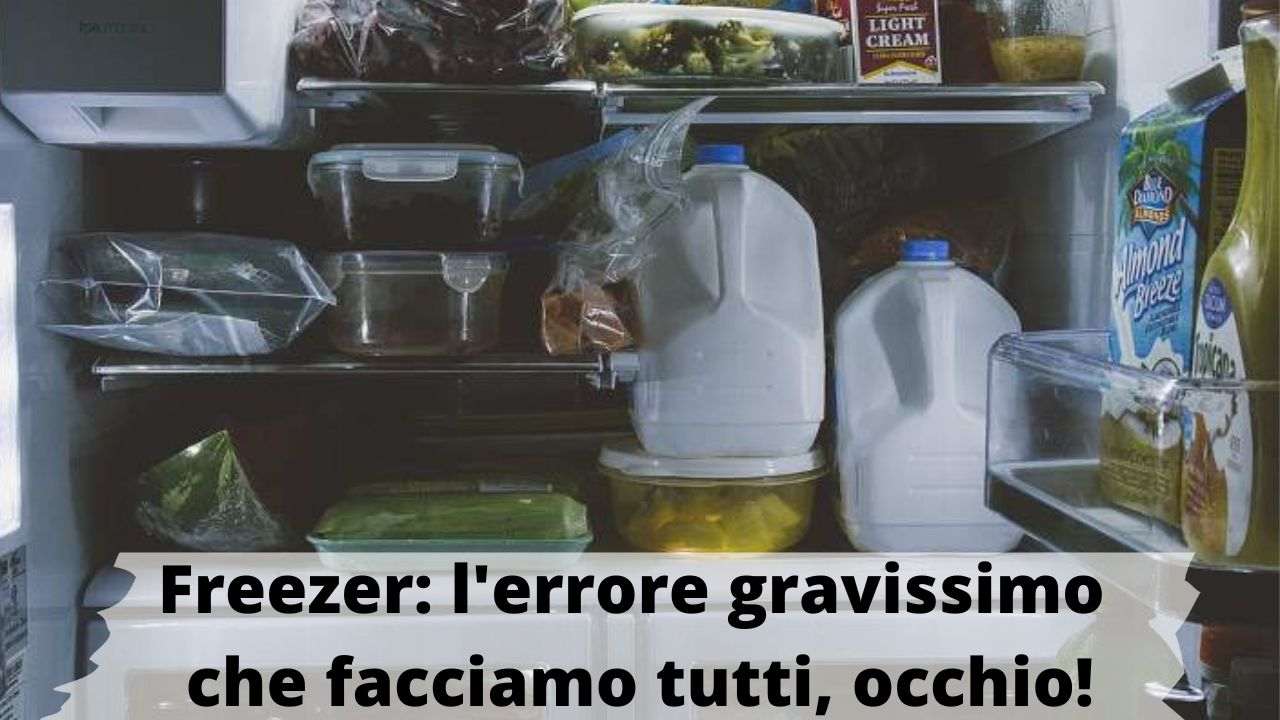 freezer errore